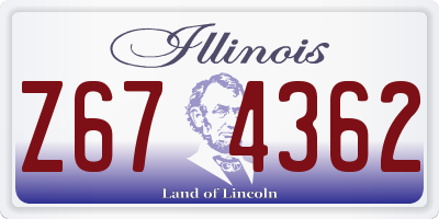 IL license plate Z674362
