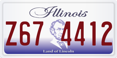 IL license plate Z674412