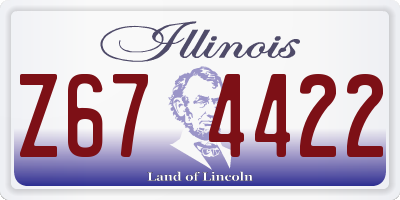 IL license plate Z674422