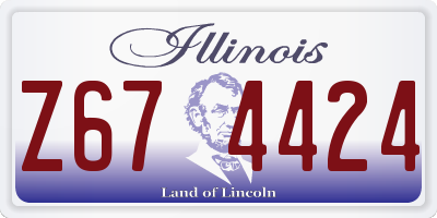 IL license plate Z674424