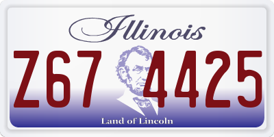 IL license plate Z674425