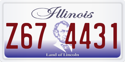 IL license plate Z674431