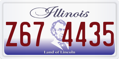 IL license plate Z674435