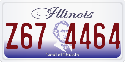 IL license plate Z674464