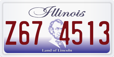IL license plate Z674513