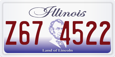 IL license plate Z674522