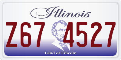 IL license plate Z674527
