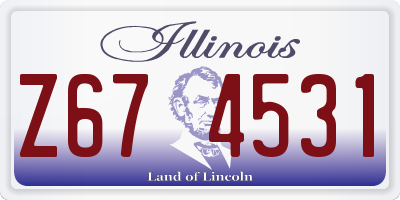 IL license plate Z674531