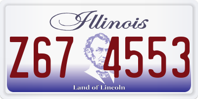 IL license plate Z674553