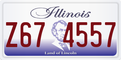 IL license plate Z674557
