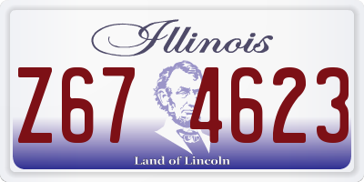 IL license plate Z674623
