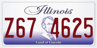 IL license plate Z674625