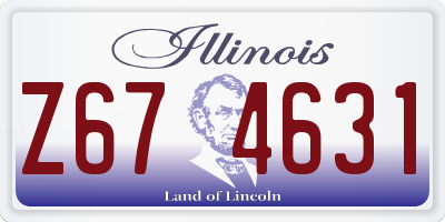 IL license plate Z674631