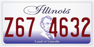 IL license plate Z674632