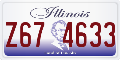 IL license plate Z674633