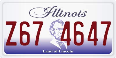 IL license plate Z674647