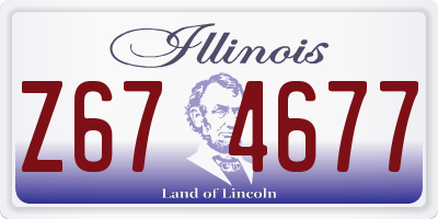 IL license plate Z674677