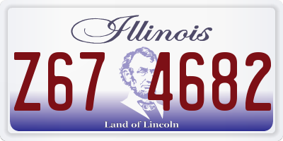 IL license plate Z674682