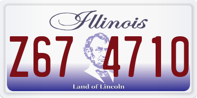 IL license plate Z674710