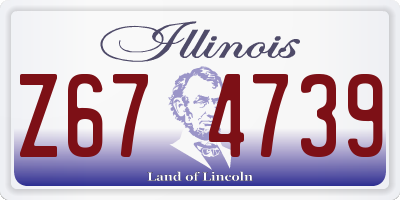 IL license plate Z674739