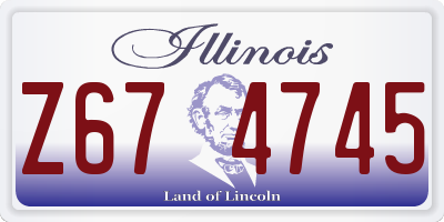 IL license plate Z674745