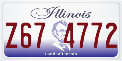 IL license plate Z674772