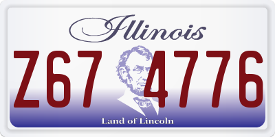 IL license plate Z674776
