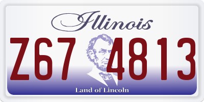 IL license plate Z674813