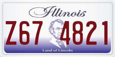 IL license plate Z674821