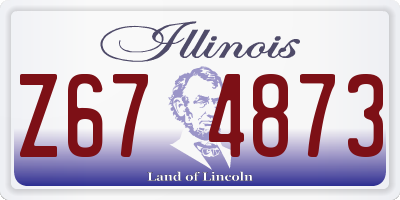 IL license plate Z674873