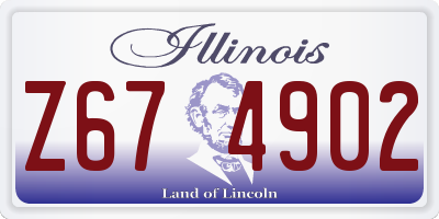 IL license plate Z674902