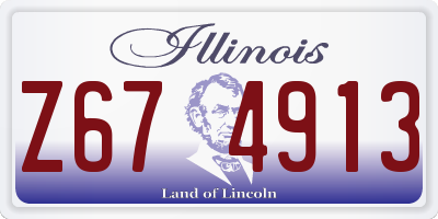 IL license plate Z674913