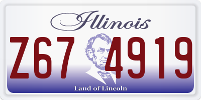 IL license plate Z674919