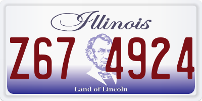 IL license plate Z674924