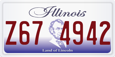 IL license plate Z674942