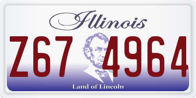 IL license plate Z674964