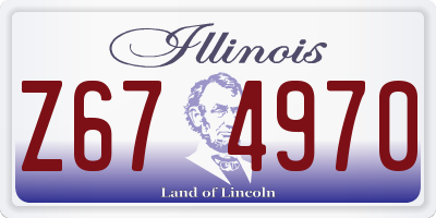 IL license plate Z674970