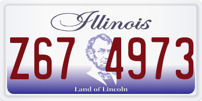 IL license plate Z674973
