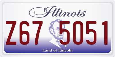 IL license plate Z675051