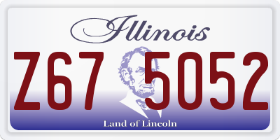 IL license plate Z675052