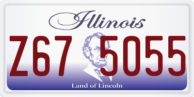 IL license plate Z675055