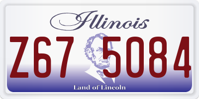 IL license plate Z675084