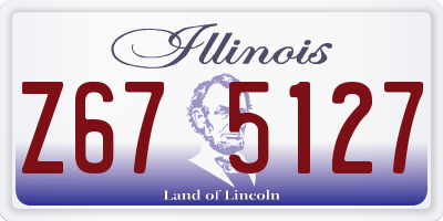 IL license plate Z675127