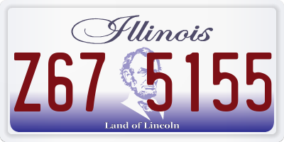 IL license plate Z675155