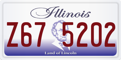 IL license plate Z675202