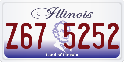 IL license plate Z675252