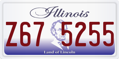 IL license plate Z675255