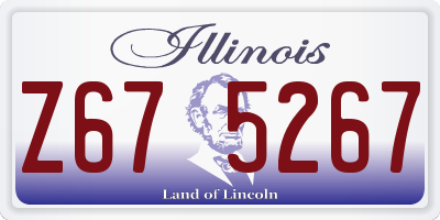 IL license plate Z675267
