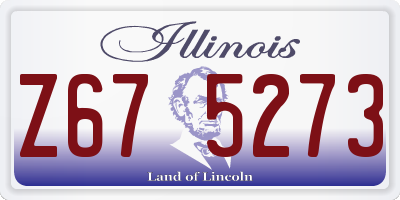 IL license plate Z675273