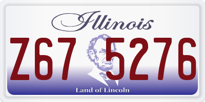 IL license plate Z675276